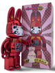 Статуэтка Bearbrick x Daruma x Rabbit Red 400% 28 см Medicom Toy Хромированный заяц - изображение 6