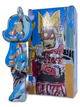 Статуетка Bearbrick x Andy Warhol x JEAN-MICHEL BASQUIAT #6 400% 28 см Medicom Toy Абстракція Корона - зображення 3