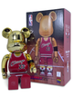 Статуэтка Bearbrick x Michael Jordan 1985 x Rookie Jersey Gold Chrome 400% 28 см Medicom Toy НБА Баскетболист - изображение 7