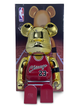 Статуэтка Bearbrick x Michael Jordan 1985 x Rookie Jersey Gold Chrome 400% 28 см Medicom Toy НБА Баскетболист - изображение 8