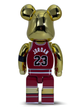 Статуэтка Bearbrick x Michael Jordan 1985 x Rookie Jersey Gold Chrome 400% 28 см Medicom Toy НБА Баскетболист - изображение 10