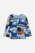 Реглан синій Транспорт H&M 134-140см (40097250) - зображення 1