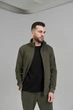 Спортивный костюм мужской тройка Handy Wear Military весна осень с кофтой на замке хаки + футболка черная S - изображение 2