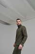Спортивный костюм мужской тройка Handy Wear Military весна осень с кофтой на замке хаки + футболка черная S - изображение 7