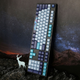 Klawiatura przewodowa Varmilo VEA108 Aurora Gaming Cherry MX Brown USB Black/Blue (6924427381945) - obraz 5