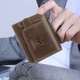 Мужской кожаный раскладной кошелек Bull коричневый натуральная кожа RFID защита 52750 - изображение 3