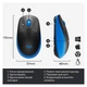 Мышь Logitech M190 Wireless, Blue, Refurbished - изображение 4