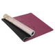 Килимок для йоги Льняний (Yoga mat) двошаровий 3мм Record (розмір 183x61x0,3см, джут, каучук, сірий-рожевий, з принтом Лотос) (FI-7157-4) - изображение 2