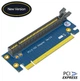 Райзер угловой 90 градусов для видеокарты высокий поворотный вынос PCI-E 3.0 16x Rev 3.0 Синий - изображение 1