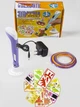 3D ручка набір з пластиком та трафаретами, 3D Pen-3 Violet c LCD дисплеєм, 3Д ручка для дітей - зображення 4