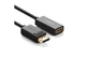 Перехідник DisplayPort to HDMI Ugreen ММ137 перетворювач DP 1080P для ноутбука, настільного комп'ютера, монітора, проектора Black (40362) - зображення 1