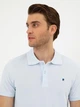 Поло довге чоловіче Pierre Cardin G021GL011-000-1954212 2XL Світло-блакитне (868385744905) - зображення 5