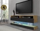 Паруюча тумба в зал DUO 160 дуб артизан/чорний BIM FURNITURE - зображення 1