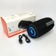 Bluetooth-колонка TG657 з RGB підсвічуванням 1500 mAh, Bluetooth колонка для гарної музики. Колір: чорний - зображення 1