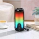 Bluetooth-колонка TG651 з RGB ПІДСВІТКОМ. Колір: чорний - зображення 7