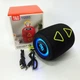 Портативна колонка TG655 5W з RGB підсвічуванням та ремінцем, Bluetooth колонка для вулиці. Колір: чорний - зображення 1