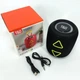 Портативна колонка TG655 5W з RGB підсвічуванням та ремінцем, Bluetooth колонка для вулиці. Колір: чорний - зображення 7