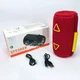 Bluetooth-колонка TG657 з RGB підсвічуванням 1500 mAh, бездротова колонка портативна потужна. Колір: червоний - зображення 5