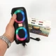Портативная колонка TG333 2x5W с RGB подсветкой. Цвет: черный - изображение 2