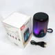 Аккумуляторная переносная колонка TG 652 5W с RGB подсветкой и ремешком, блютуз колонка. Цвет: синий - изображение 6