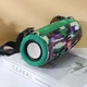 Портативная колонка TG642 с RGB подсветкой и ремешком, колонка для вечеринки. Цвет: камуфляж - изображение 5