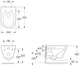 Унитаз подвесной IMPRESE Lednice C06807900 Rimless c сиденьем Soft Close дюропласт - изображение 2