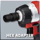 Einhell Гайкокрут ударний TP-CW 18 Li BL - Solo акум., PXC, 18В, 215 Нм, безщітк., квадрат, 1.1 кг (без АКБ і ЗП) - изображение 5