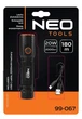 Neo Tools Ліхтар ручний акумуляторний, 2200мА•год, 2000лм, 20Вт, 5 функцій освітлення, алюмінієвий, магнітна основа, IPX6 - зображення 14