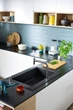 Hansgrohe Мийка кухонна S51, граніт, прямокутник, без крила, 770х510х190мм, чаша - 1, накладна, S510-F660, сірий камінь - изображение 2