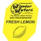 Ароматизатор в пластинке | Wonder Wafers Fresh Lemon | Свежий лимон - изображение 1