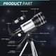 Телескоп Alkinshue F30070M 70/300 Белый - изображение 4