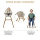Стільчик для годування 2 в 1 Kinderkraft Fini 2 Beige, 5902533924493 - зображення 2