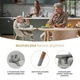 Стільчик для годування 2 в 1 Kinderkraft Fini 2 Grey, 5902533924509 - зображення 4