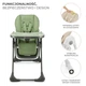 Стульчик для кормления 2 в 1 Kinderkraft Tummie Green, 5902533925032 - изображение 9