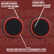 Качественный защитный силиконовый чехол Rubber Protective (Black/Red) для геймпада DualSense Sony PlayStation 5 (PS5) + накладки на стики [437155982] - изображение 3