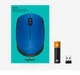 Мышь беспроводная Logitech M171 Wireless (910-004640) Black/Blue - изображение 6