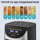 Аерофритюрниця електрична SOKANY SK-10031 сенсорна аерофритюрниця 7 л 1800 Вт Чорна - изображение 2