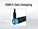 Аккумулятор Vapcell P1422A, AA/HR6, 1.5V, Li-Ion, USB-C, 2250mAh, поштучно - изображение 5