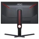 Монітор поворотний TFT 24.5" AOC FHD VA 240Гц 0,5мс 2хHDMI DP 1920x1080 USB-hub HAS Pivot Black (25G3ZM/BK) - зображення 4