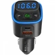Автомобильный FM-трансмиттер ресивер Aspiring Wave 10 PD 54W LED Bluetooth QC3.0 USB-C 36W Black (WA.7001) - изображение 2