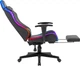 Крісло ігрове Defender Watcher, 60мм, Клас 4, RGB ПУ, чорне - зображення 6