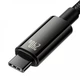 Кабель Baseus Type-C - Type-C 240W 3м PD Tungsten Gold Data Black (CAWJ040201) - зображення 4
