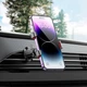 Автотримач Hoco H21 Dragon automatic clamp car holder(air outlet) Red Black - зображення 2