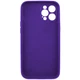 Защитный чехол-накладка Silicone Full Case AA Camera Protect для iPhone 12 Pro Amethist (FullAAi12P-54) - изображение 2