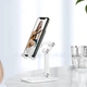 Тримач для телефона HOCO PH34 Excelente double folding desktop stand White (6931474734136) - изображение 3