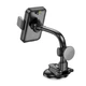Тримач в машину Hoco H27 Rock push-type car holder (center console) чорний - зображення 5