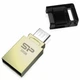 Флеш-накопичувач SiliconPower USB 2.0 Mobile X10 MicroUSB OTG 32Gb Champague metal (SP032GBUF2X10V1C) - изображение 2