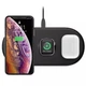 БЗП Baseus Smart 3in1 Wireless Charger For Phone+Watch+Pods（18W MAX）Black (WX3IN1-B01) - зображення 2