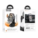 Держатель для телефона автодержатель с беспроводной зарядкой HOCO HW8 Transparent Discovery Edition wireless fast charging car holder Metal Grey (6942007608152) - изображение 8