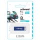 USB флеш накопитель металлический моноблок Flash Wibrand WI2.0/CH8U6U USB 2.0 Chameleon 8Gb Blue - изображение 2